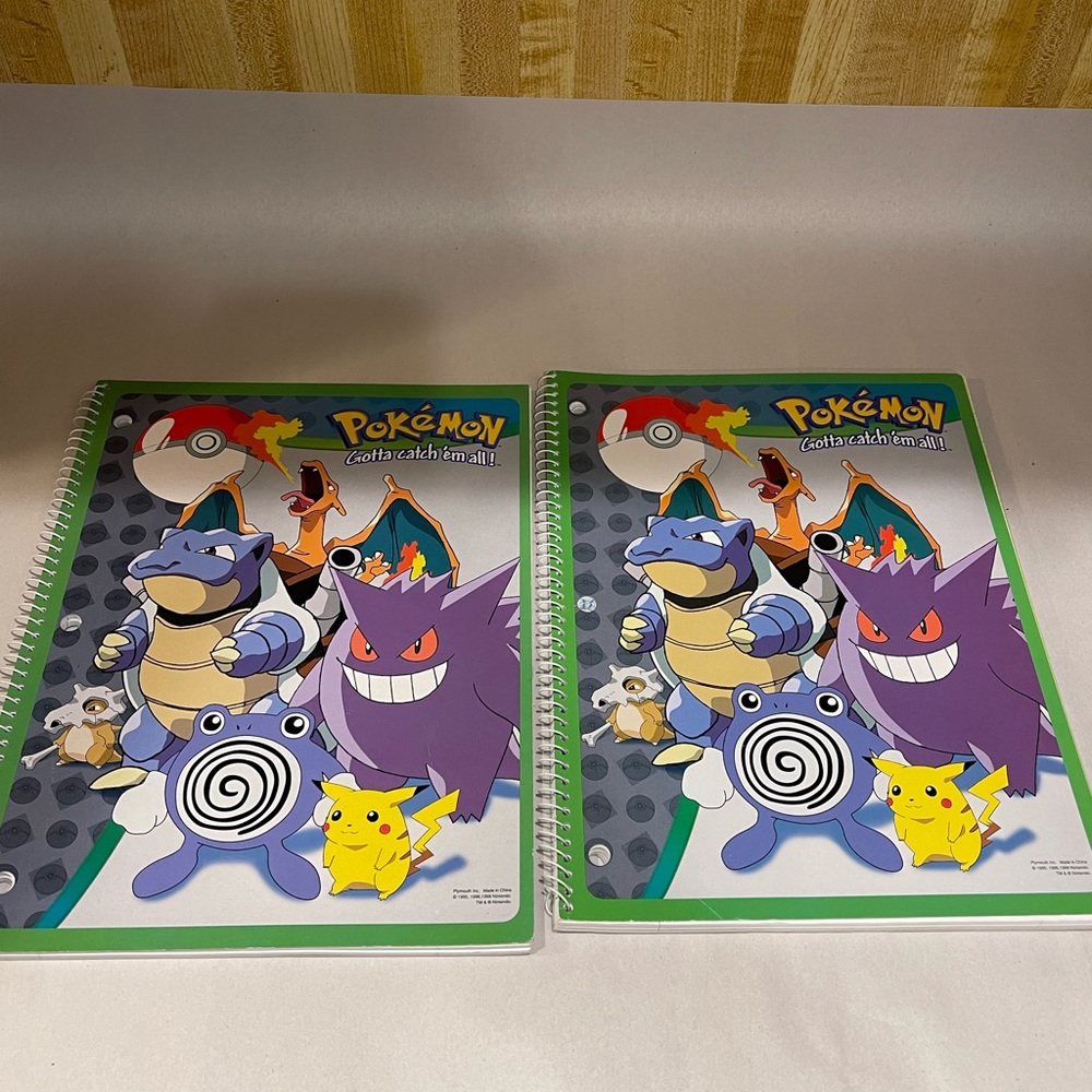 Pokemon vintage  Plymouth Theme Book Note Composition Book Vintage